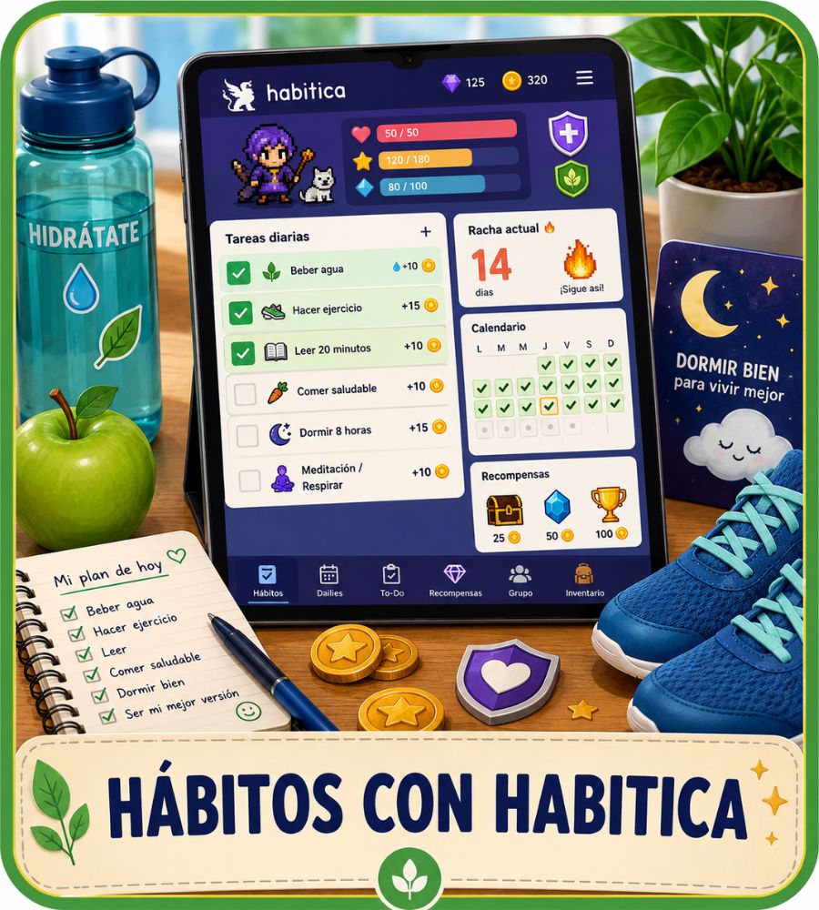 HÁBITOS CON HABITICA