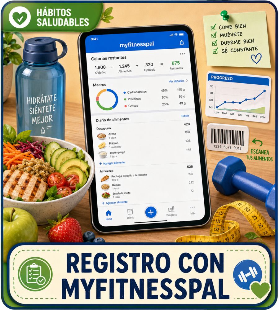 REGISTRO CON MYFITNESSPAL