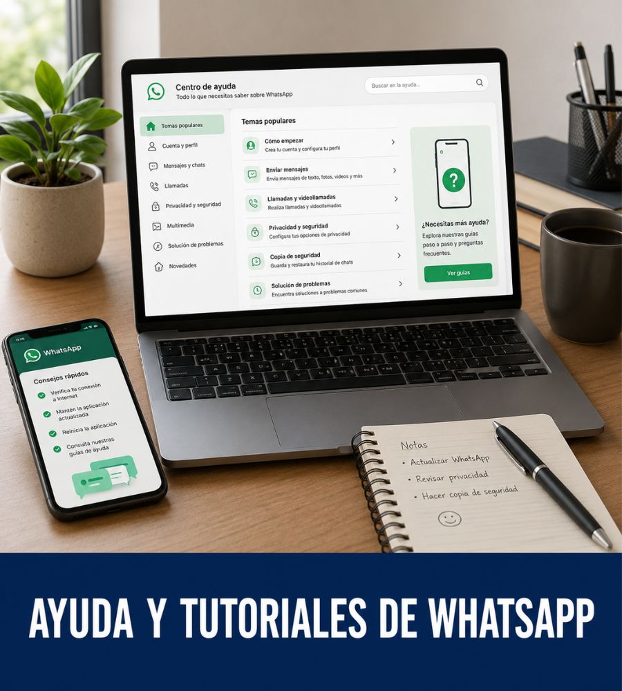 AYUDA Y TUTORIALES DE WHATSAPP